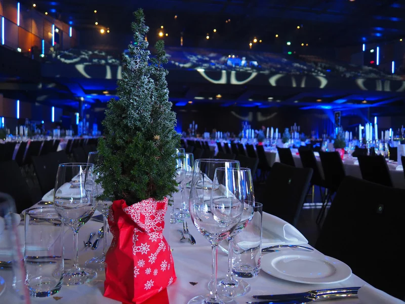 Hall von The Hall bietet viel Platz für grosse Weihnachtsfeiern für Ihre Mitarbeitenden oder andere Events