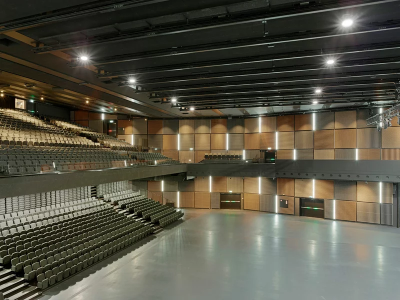 Die Hall von The Hall leer