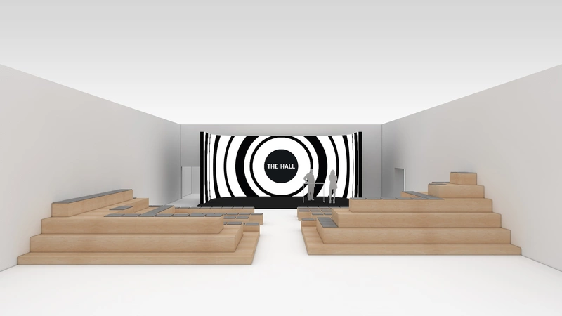 TV Studio THE HALL Sitzmöglichkeiten