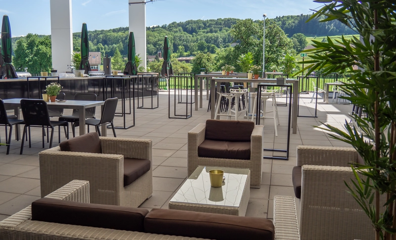 Most beautiful Terrace for your summer party at Samsung Hall Zurich